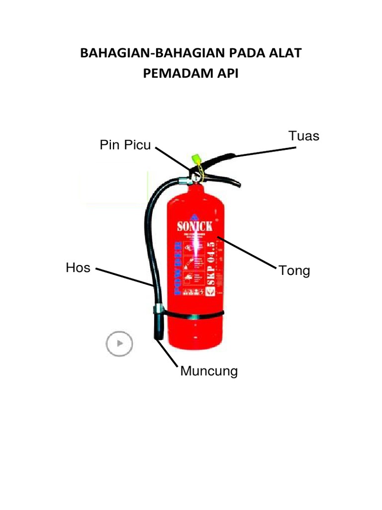 Detail Label Alat Pemadam Api Nomer 5