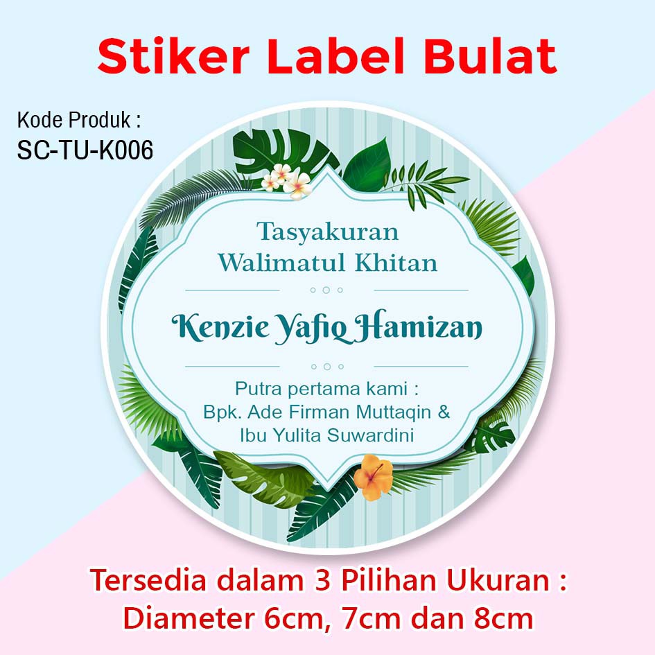 Detail Label Khitanan Nomer 3