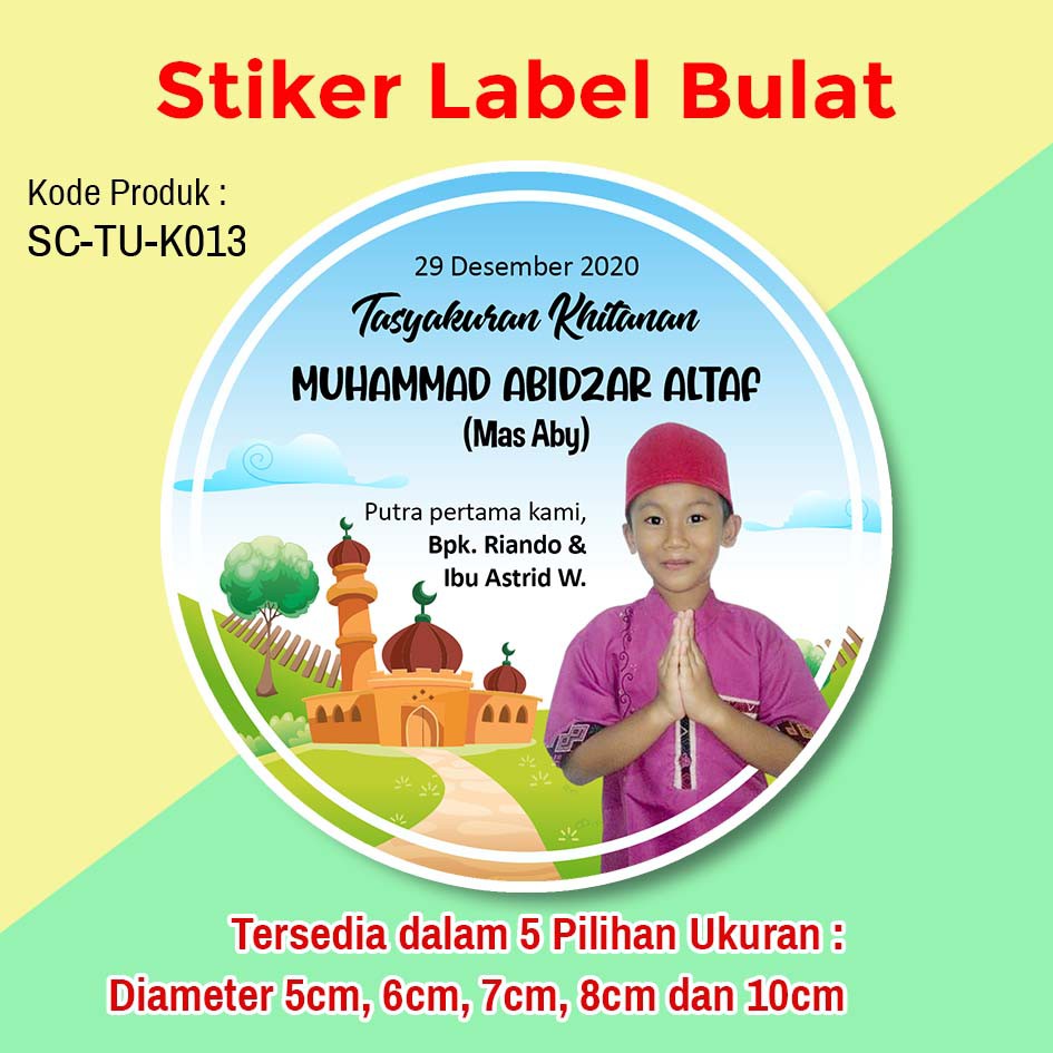 Detail Label Khitanan Nomer 28