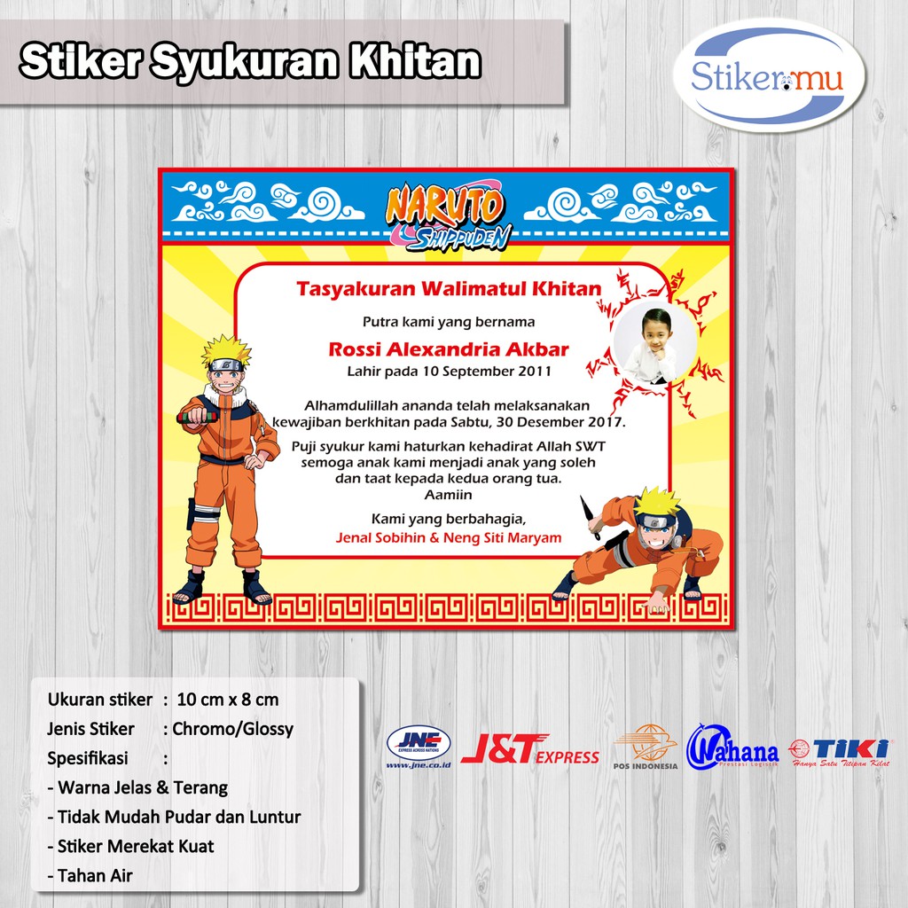 Detail Label Khitanan Nomer 29