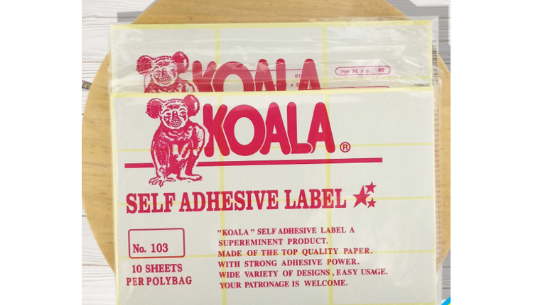 Detail Label Koala 103 Nomer 2