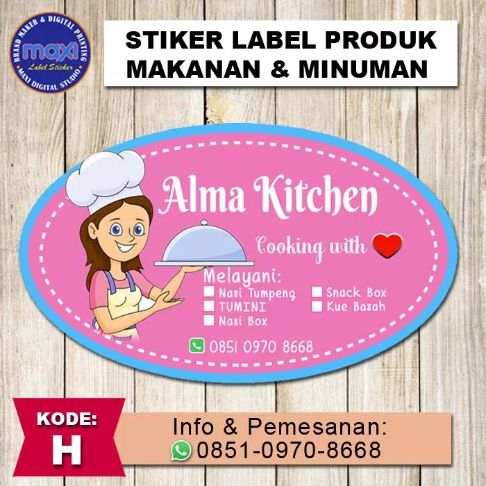 Detail Label Makanan Unik Nomer 30