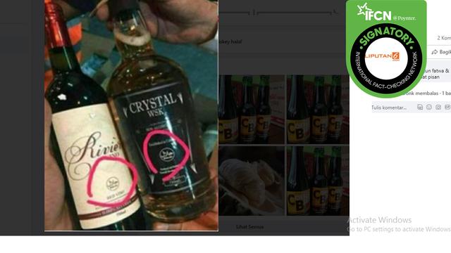 Detail Label Minuman Keras Nomer 55