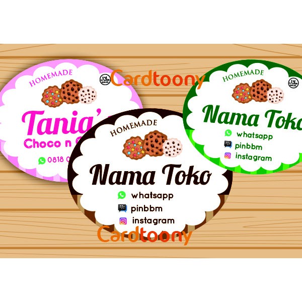 Detail Label Nama Makanan Nomer 6