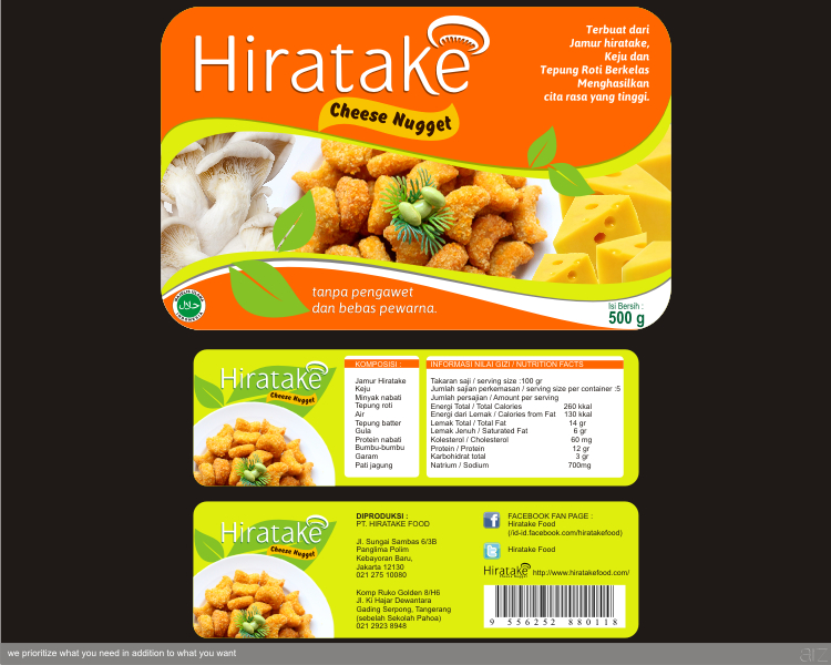 Label Nugget Ayam - KibrisPDR