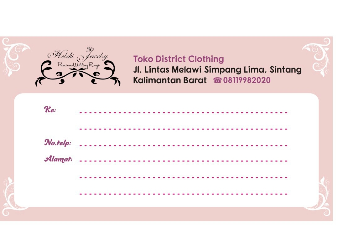 Detail Label Online Shop Kosong Nomer 54