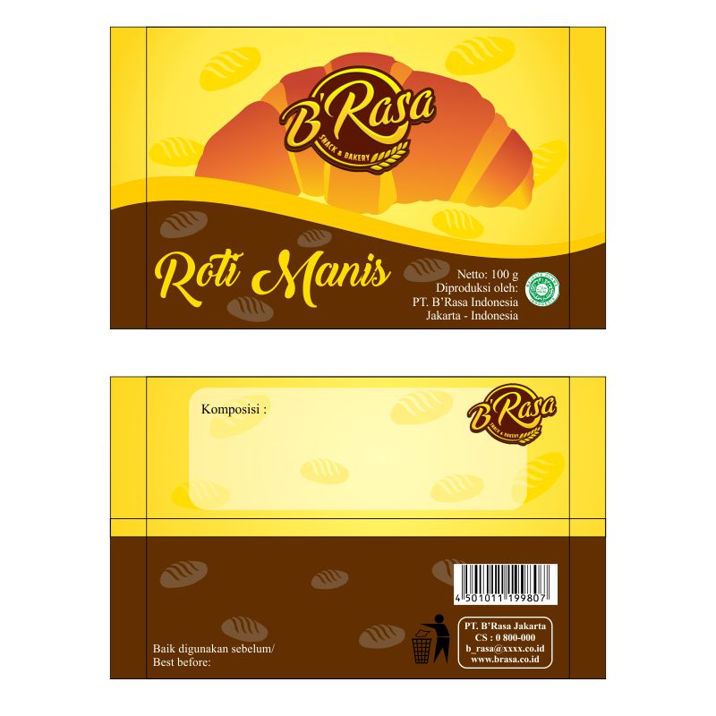 Label Roti Manis - KibrisPDR