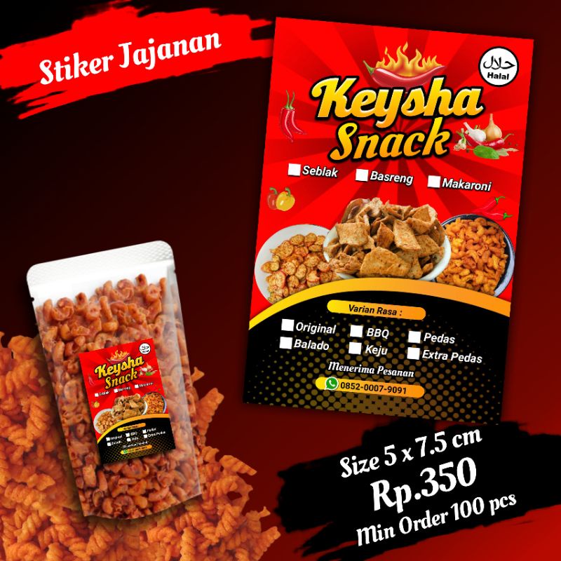 Detail Label Snack Makanan Ringan Nomer 16