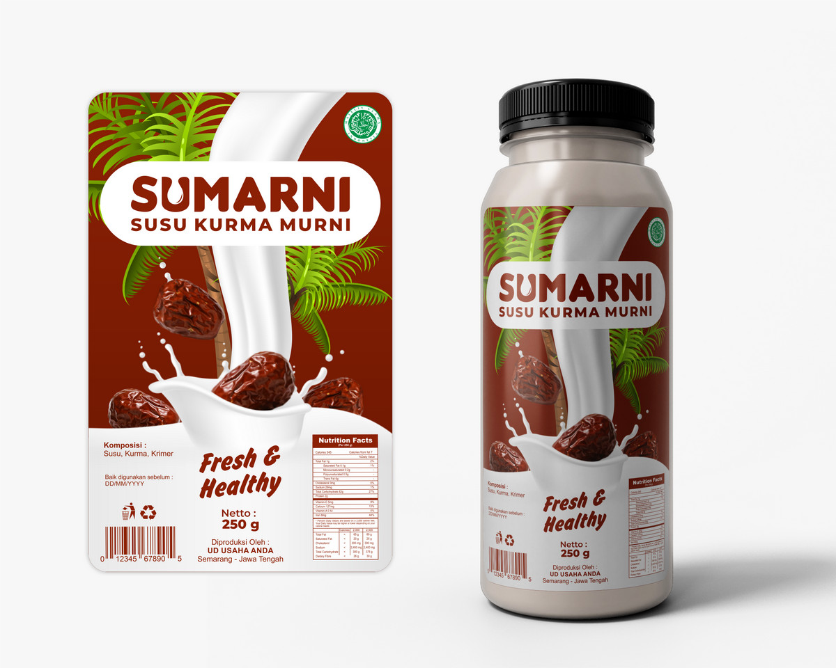 Detail Label Susu Kurma Nomer 11