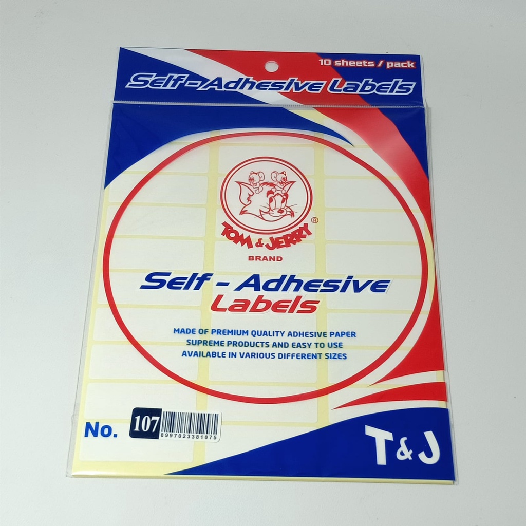 Detail Label Tom And Jerry 107 Nomer 11