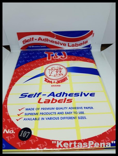 Detail Label Tom And Jerry 107 Nomer 19