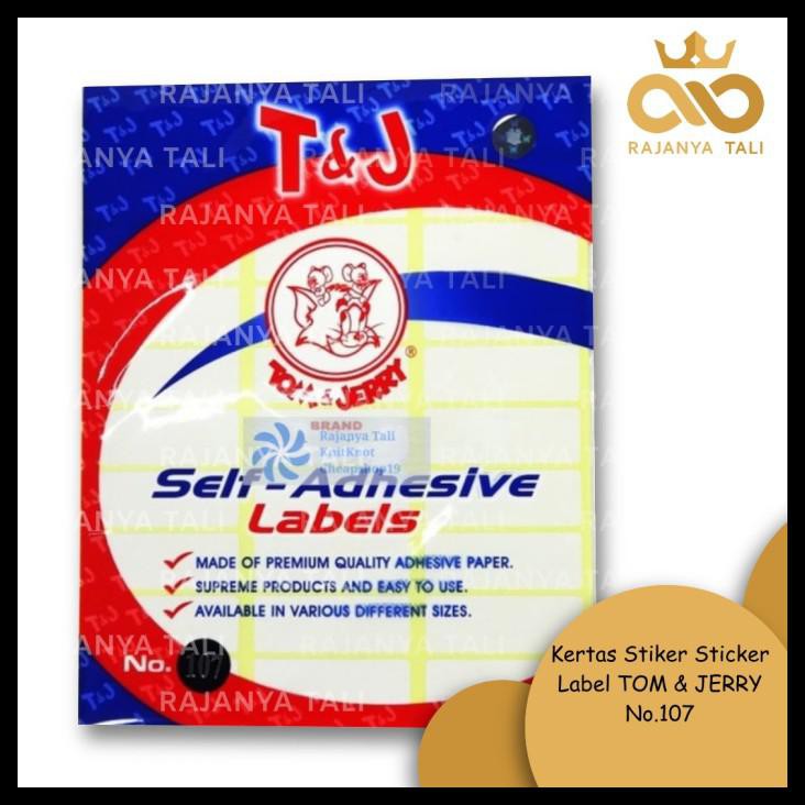Detail Label Tom And Jerry 107 Nomer 25