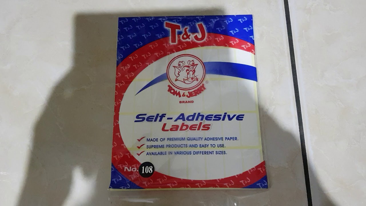 Detail Label Tom And Jerry 107 Nomer 29