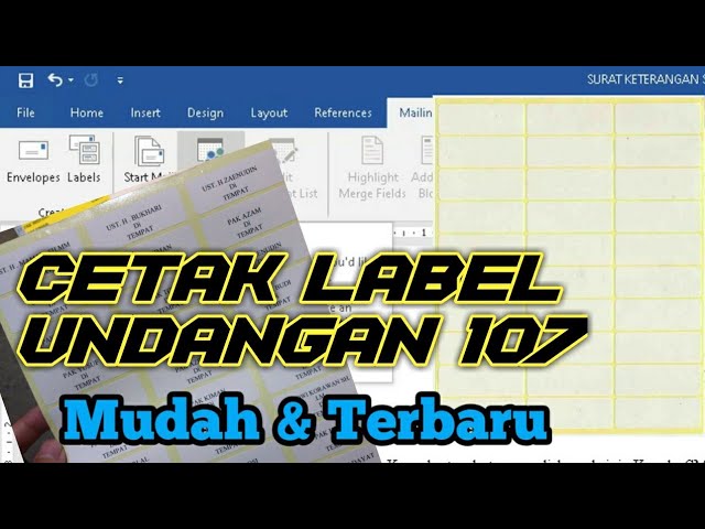 Detail Label Tom And Jerry 107 Nomer 37