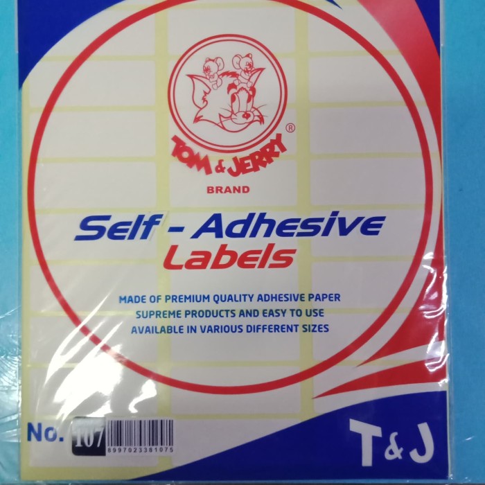 Detail Label Tom And Jerry 107 Nomer 7