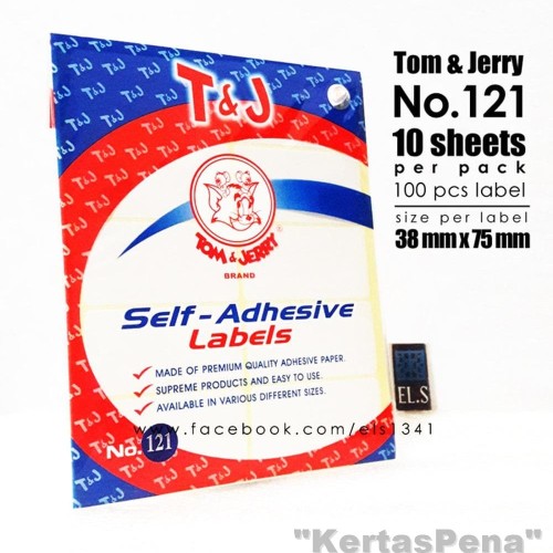 Detail Label Tom And Jerry 121 Nomer 4