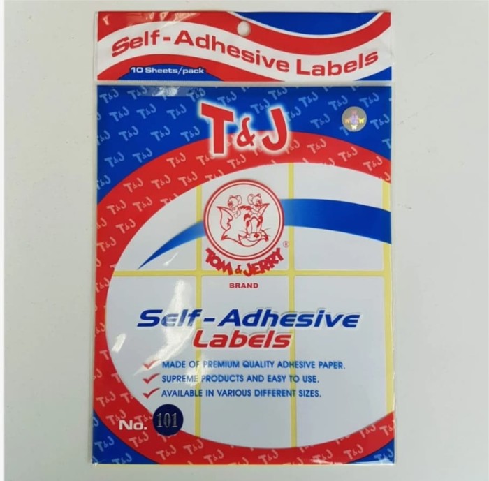 Detail Label Tom Jerry 101 Nomer 2