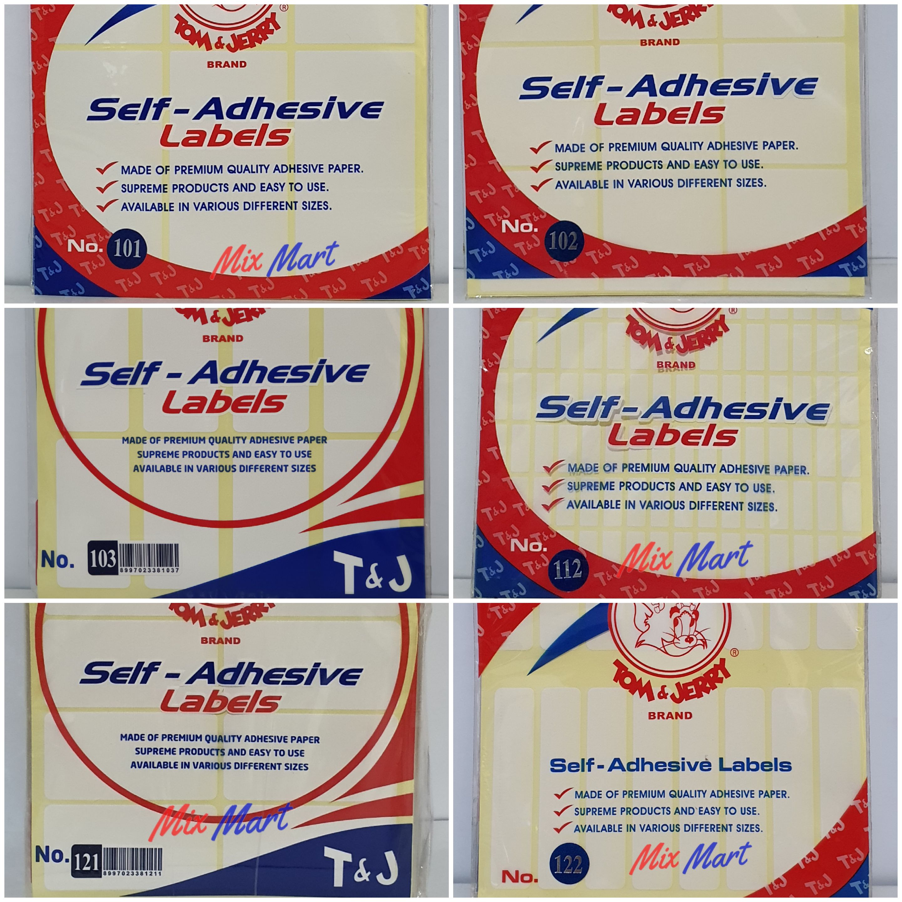 Detail Label Tom Jerry 101 Nomer 34
