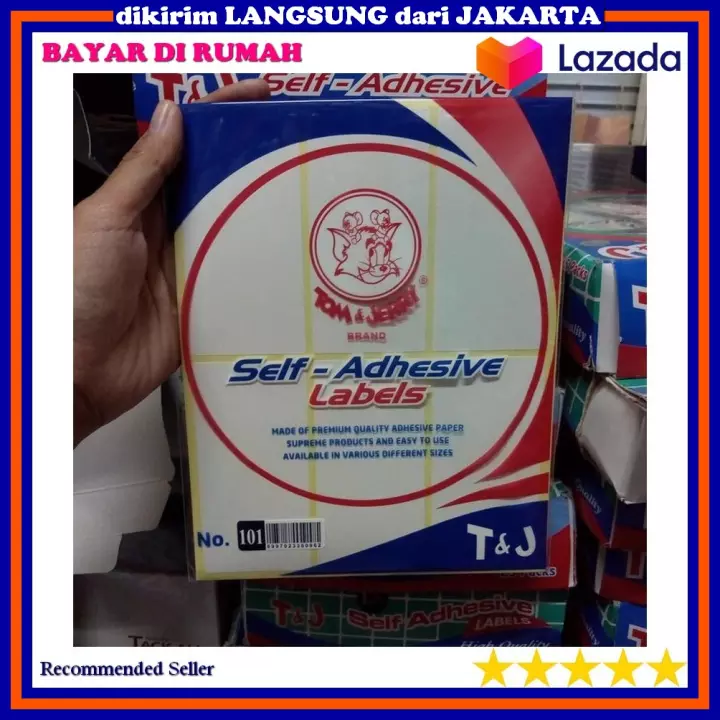 Detail Label Tom Jerry 101 Nomer 37