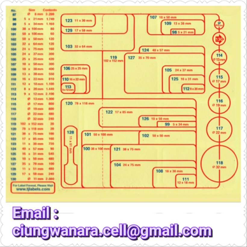 Detail Label Tom Jerry 101 Nomer 53