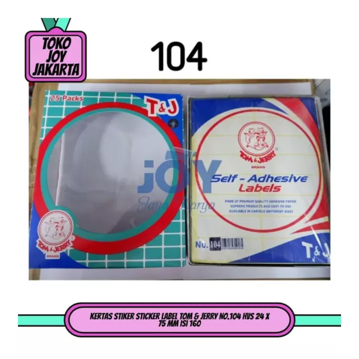 Detail Label Tom Jerry 104 Nomer 40