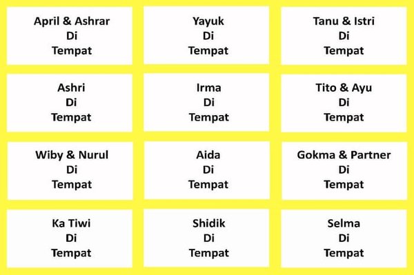 Detail Label Undangan Kosong Nomer 28