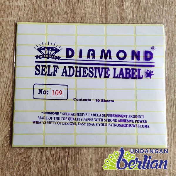 Detail Label Undangan Kosong Nomer 29