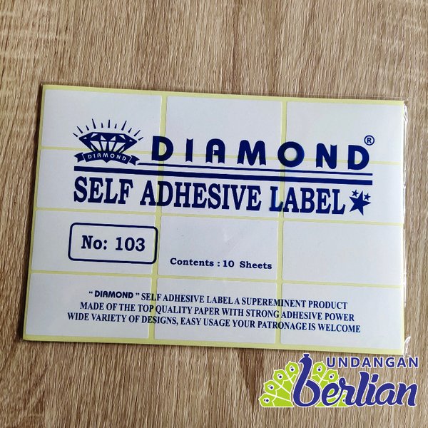 Detail Label Undangan Kosong Nomer 39