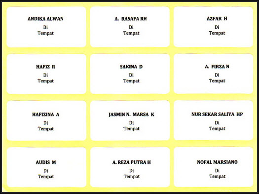 Detail Label Undangan Pernikahan Nomer 48