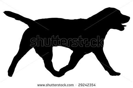 Detail Labrador Retriever Silhouette Clip Art Nomer 35