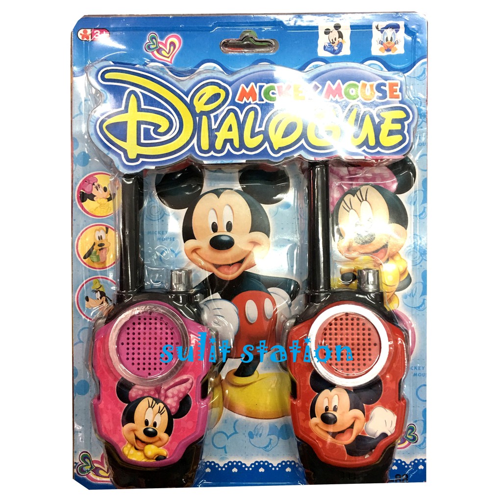 Detail Mickey Mouse Walkie Talkie Nomer 42
