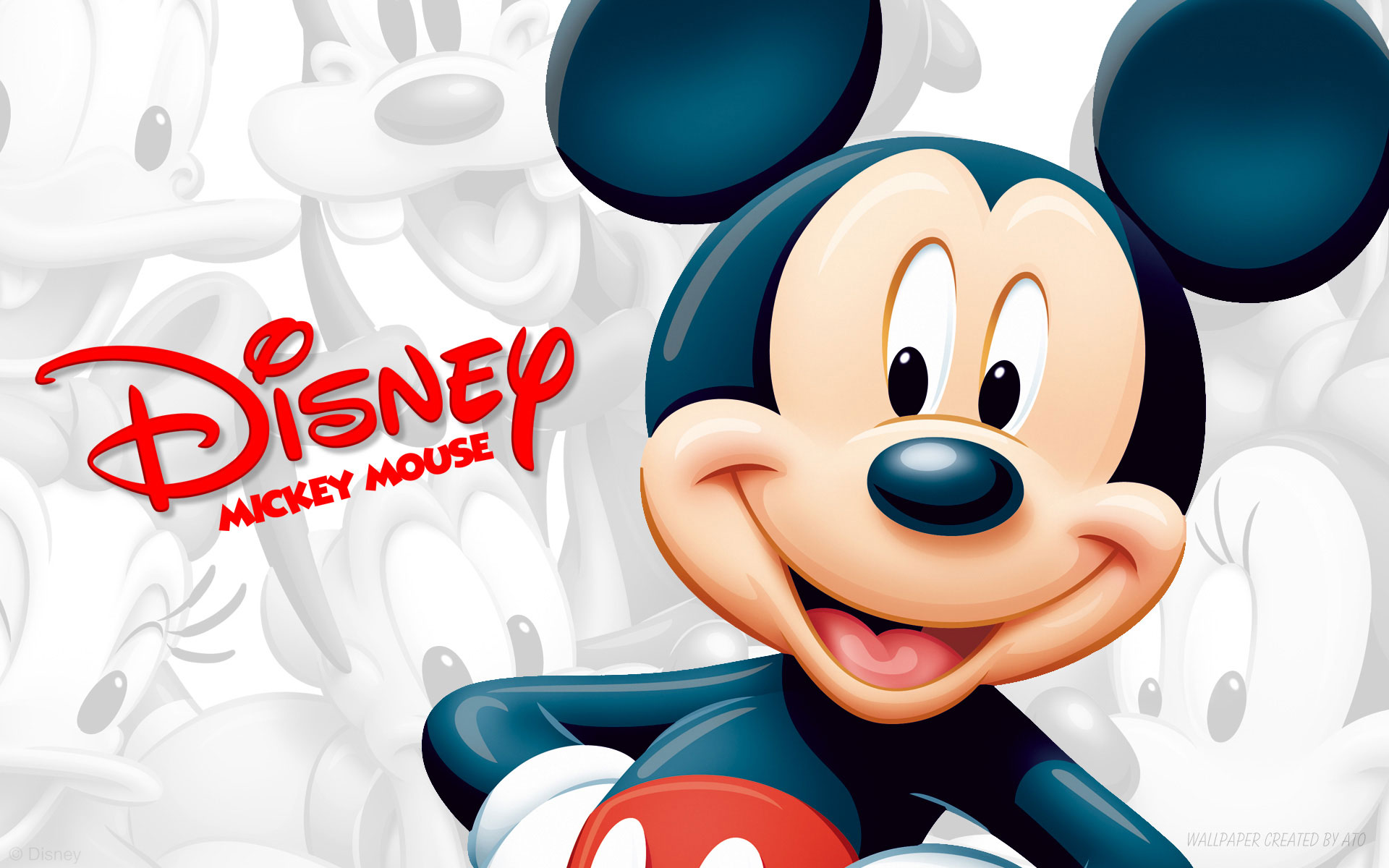 Detail Mickey Mouse Wallpaper 3d Nomer 36