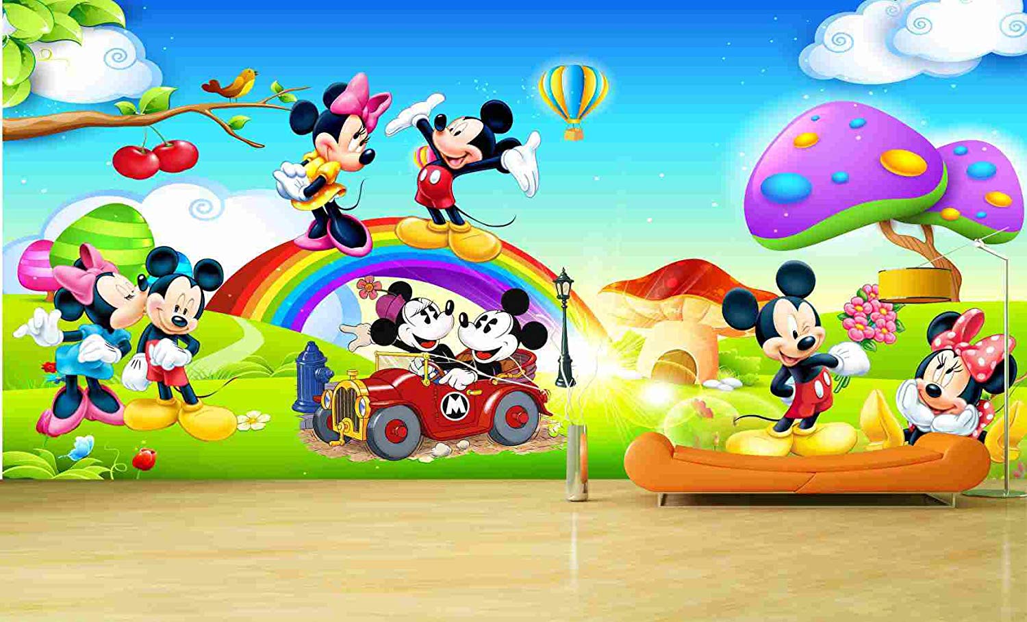 Detail Mickey Mouse Wallpaper 3d Nomer 6