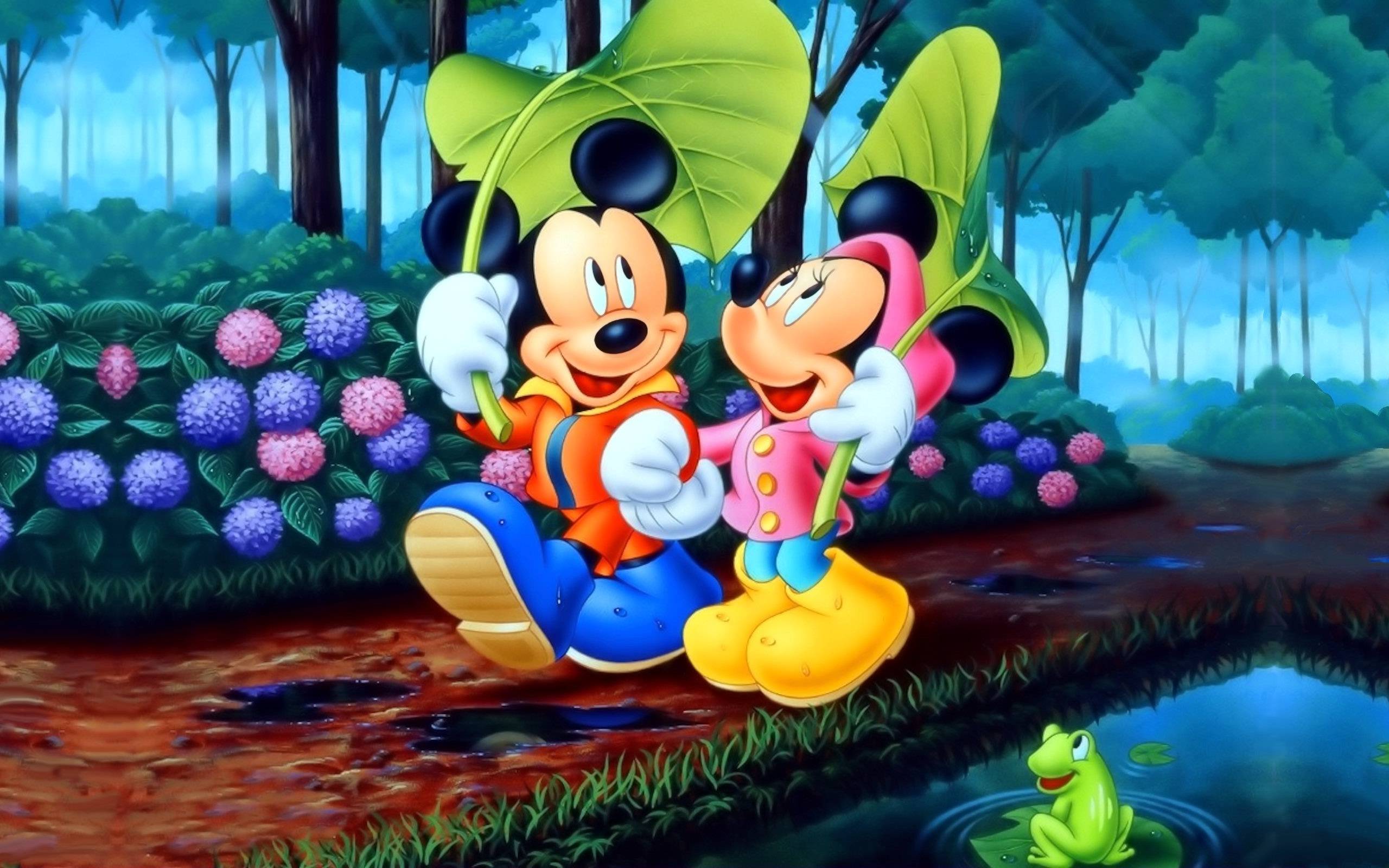 Detail Mickey Mouse Wallpaper 3d Nomer 9