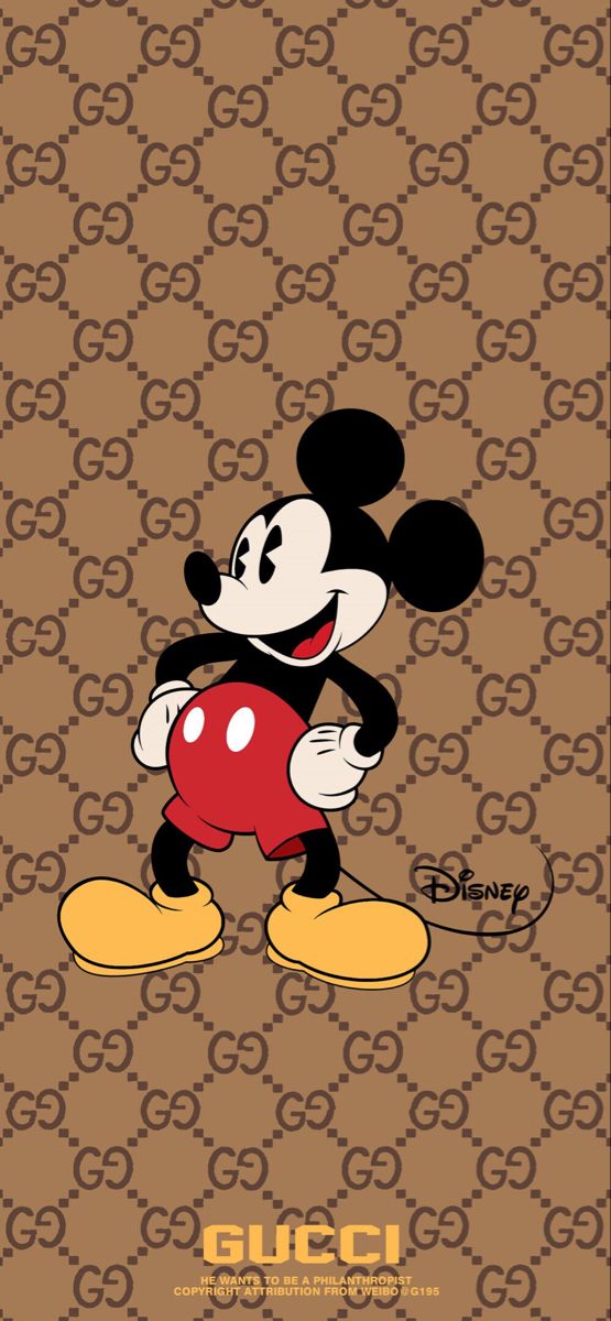 Detail Mickey Mouse Wallpaper Gucci Nomer 7