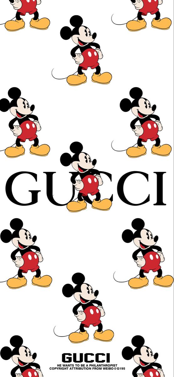 Detail Mickey Mouse Wallpaper Gucci Nomer 8