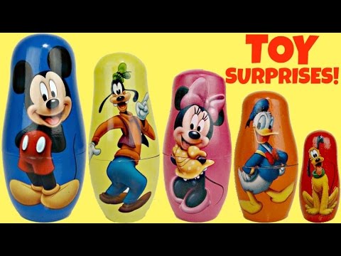 Mickey Nesting Dolls - KibrisPDR