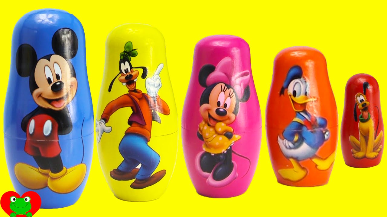 Detail Mickey Nesting Dolls Nomer 2