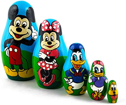 Detail Mickey Nesting Dolls Nomer 13