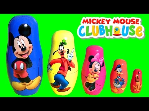 Detail Mickey Nesting Dolls Nomer 15
