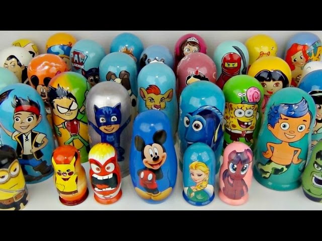 Detail Mickey Nesting Dolls Nomer 17
