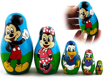 Detail Mickey Nesting Dolls Nomer 24