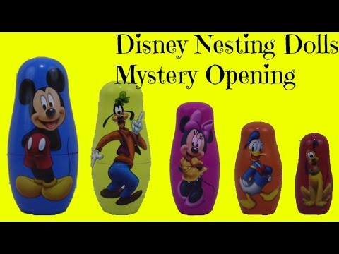 Detail Mickey Nesting Dolls Nomer 35