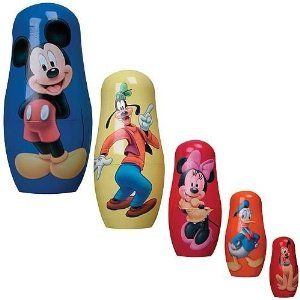 Detail Mickey Nesting Dolls Nomer 5