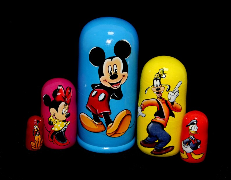 Detail Mickey Nesting Dolls Nomer 42