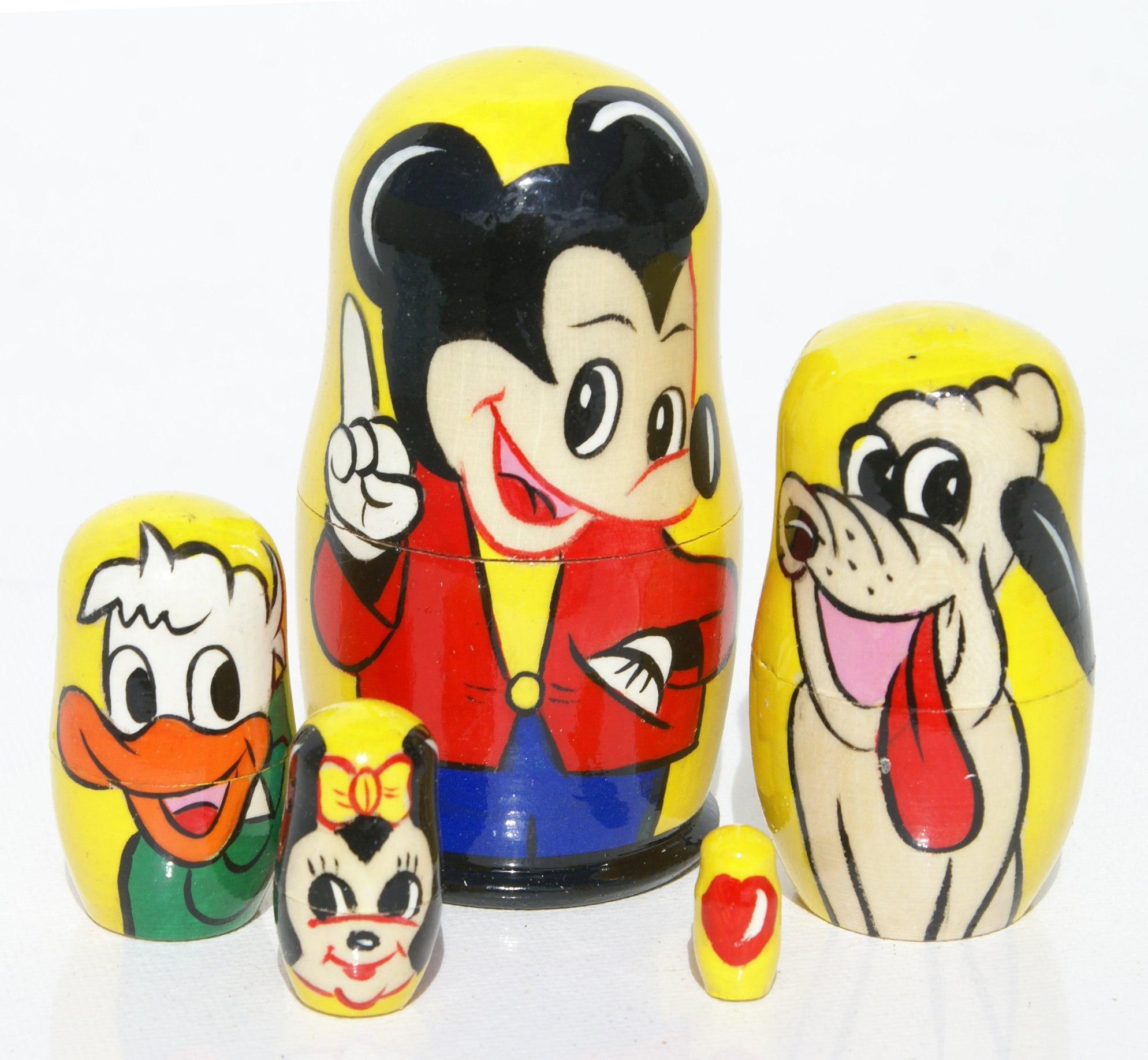 Detail Mickey Nesting Dolls Nomer 48