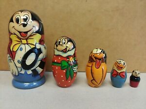 Detail Mickey Nesting Dolls Nomer 51