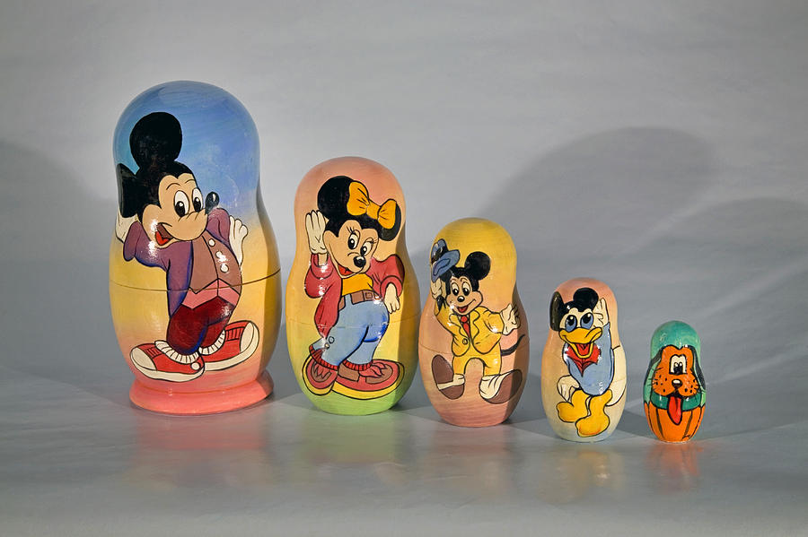 Detail Mickey Nesting Dolls Nomer 54