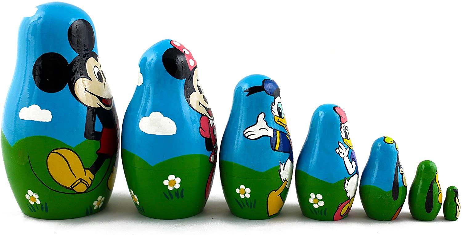 Detail Mickey Nesting Dolls Nomer 56