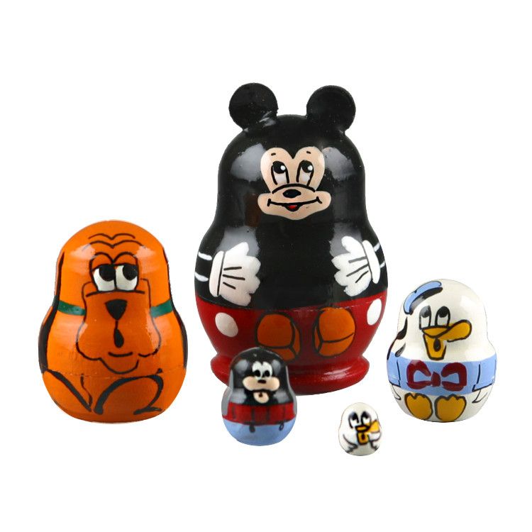 Detail Mickey Nesting Dolls Nomer 10